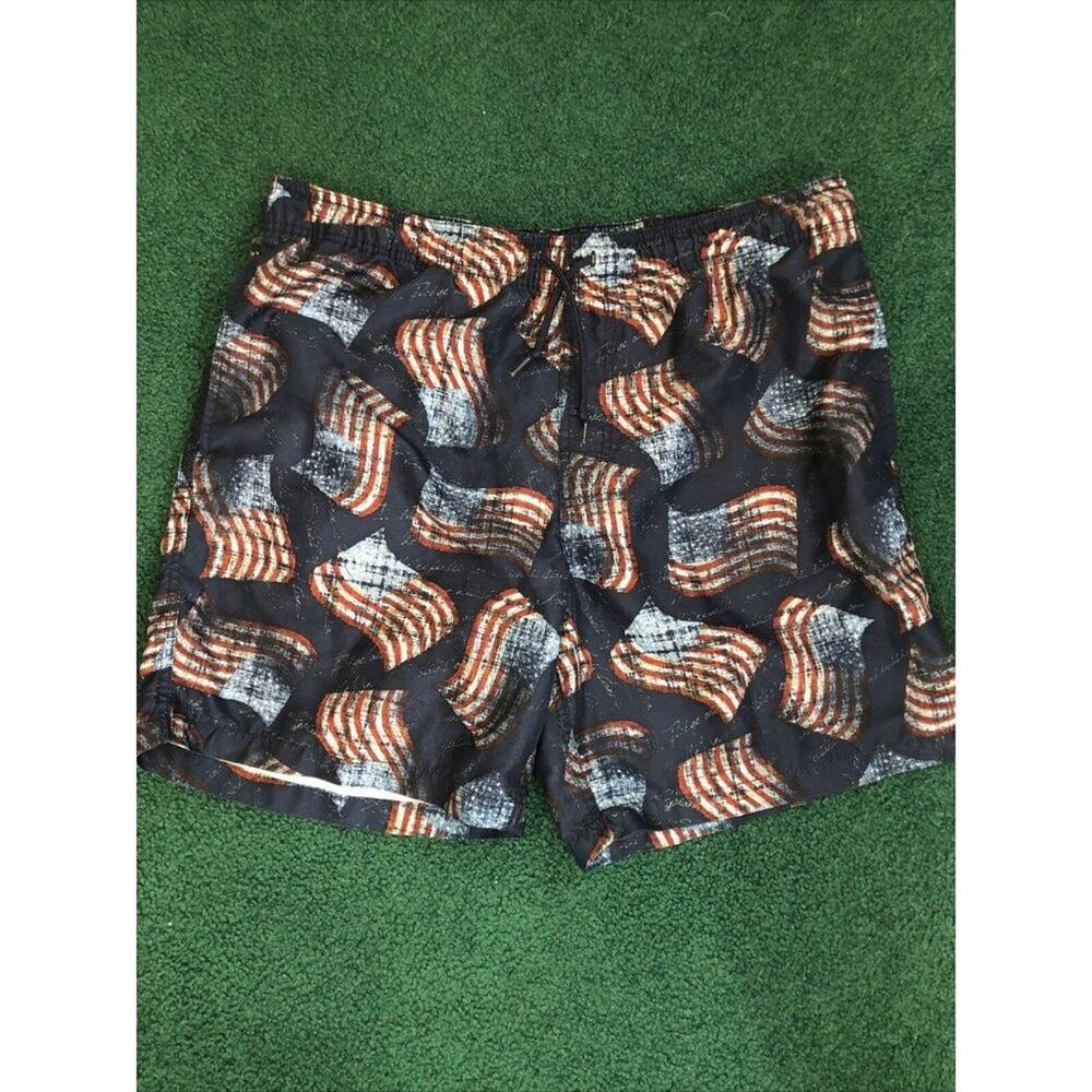Islander Swim Trunks Patriotic 100% Nylon Quick Dr
